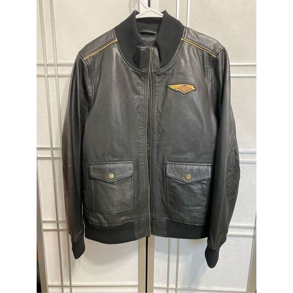 Harley-Davidson Women's 120th Anniversary Bomber Leather Jacket NWT size 2XL - Picture 2 of 10